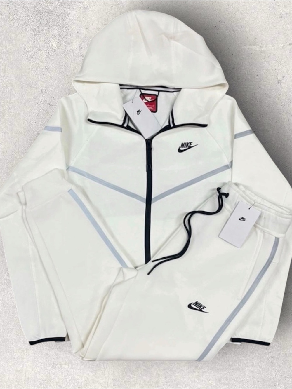 Nike Tech Fleece Tracksuit White New Gen Men’s Size’s